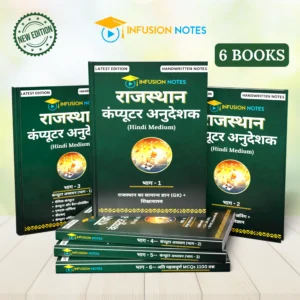 Rajasthan Basic Computer Anudeshak Notes (Hindi Medium) || 6 Books
